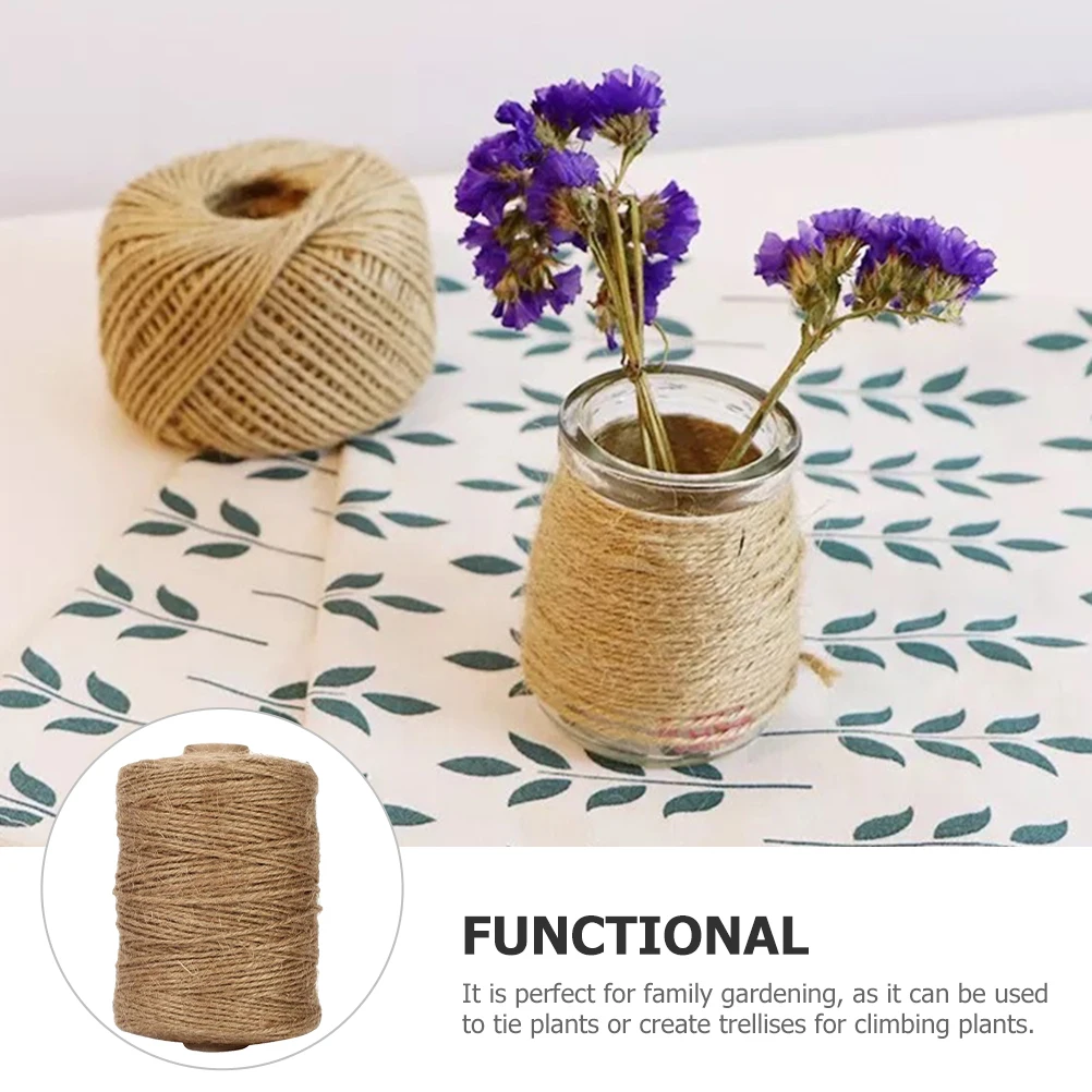 Natural Jute 100M 4 Strands Cord Diy Rope DIY Crafts Twine String for Jewelry Decor Packaging Garden
Natural Jute 100M 4 Strands Cord Diy Rope DIY Crafts Twine String for Jewelry Decor Packaging Garden