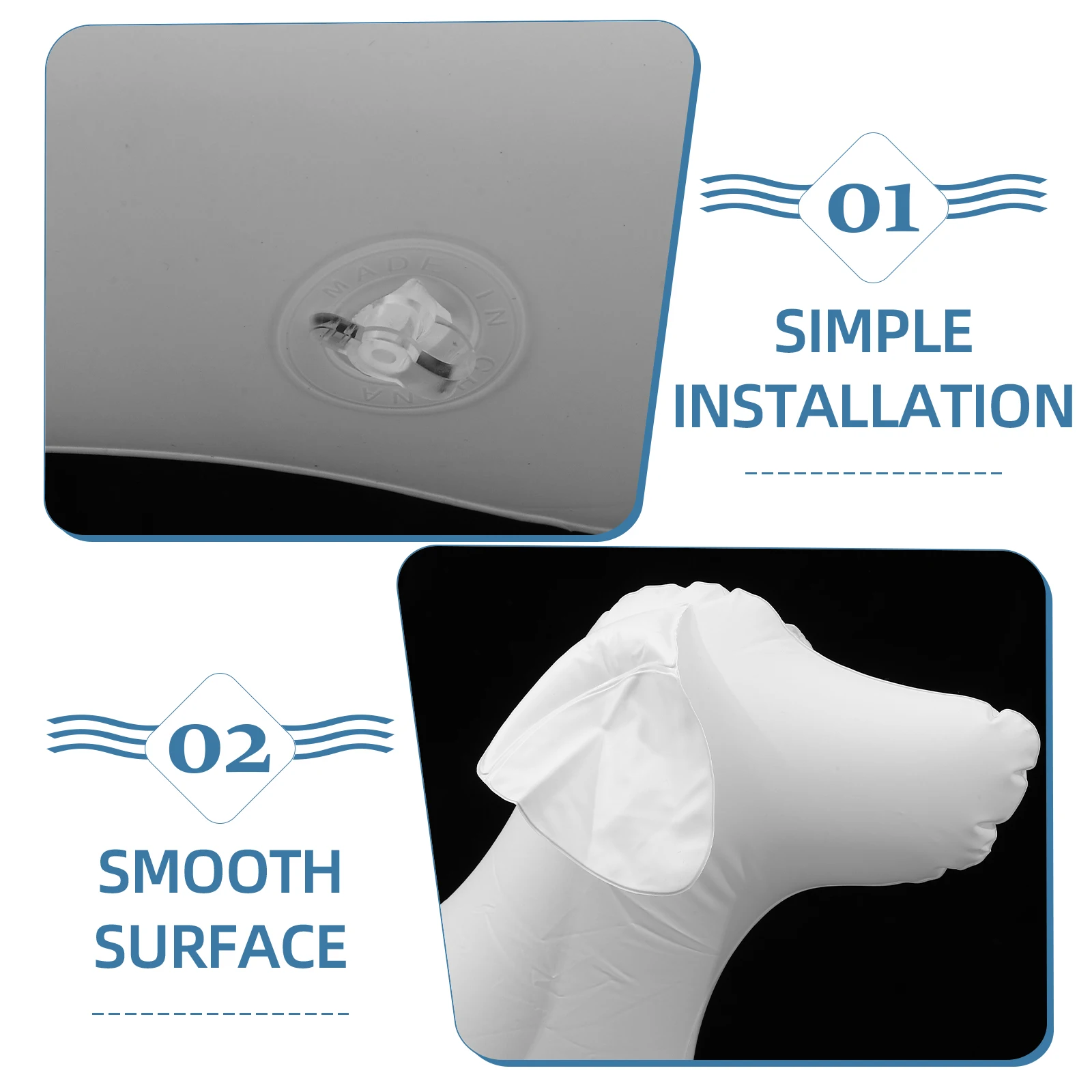 Pet Clothing Model Pvc Inflatable Mannequin Dog Display Stand Dress Form Clothes 
Pet Clothing Model Pvc Inflatable Mannequin Dog Display Stand Dress Form Clothes