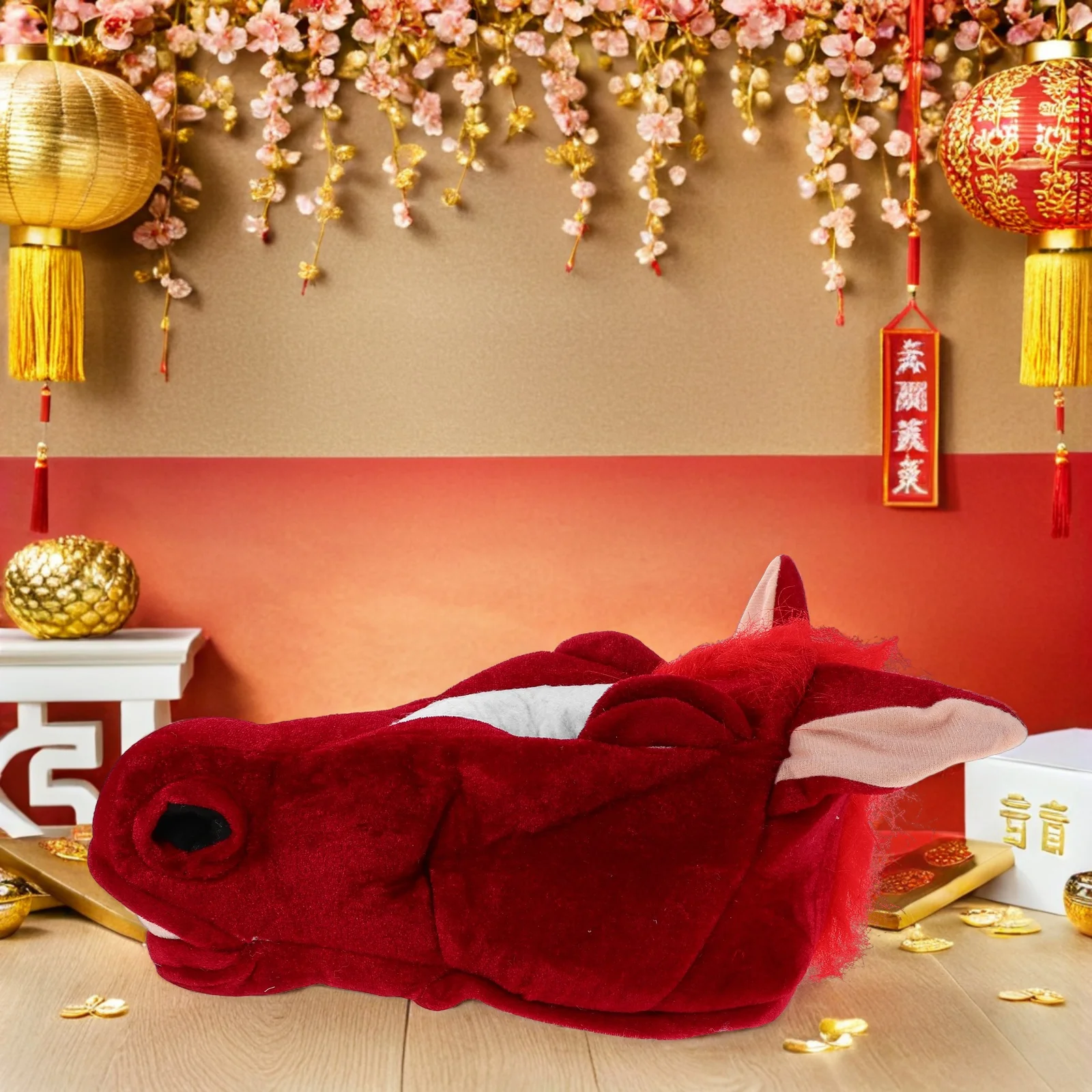 Horse Head Hat 2026 New Year Party Chinese Zodiac Animal Costume for Stage Performance Cosplay Accessory Festive Celebration
Horse Head Hat 2026 New Year Party Chinese Zodiac Animal Costume for Stage Performance Cosplay Accessory Festive Celebration