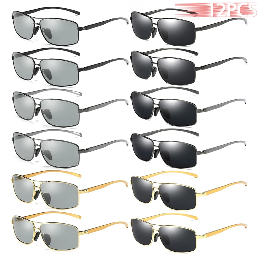 12 PCS Fashion Metal Polarized Sunglasses Aluminum Magnesium Frame Driving Sun Glasses Men Vintage Man Eyewear Anti-glare UV400
12 PCS Fashion Metal Polarized Sunglasses Aluminum Magnesium Frame Driving Sun Glasses Men Vintage Man Eyewear Anti-glare UV400