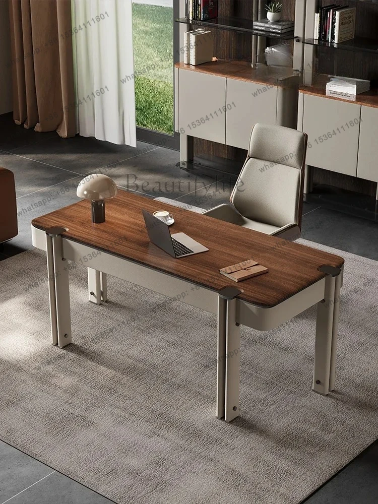Italian Minimalist Walnut Solid Wood Desk Light Luxury High-end Custom Home Study Computer Desk
Italian Minimalist Walnut Solid Wood Desk Light Luxury High-end Custom Home Study Computer Desk