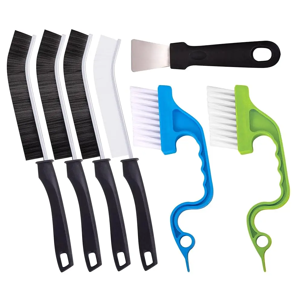 7 Pcs Hard Bristle Crevice Cleaning Brush Kit, Multifunctional Hand Held Gap Cleaning Tools for Small Corner Window Track Ki
7 Pcs Hard Bristle Crevice Cleaning Brush Kit, Multifunctional Hand Held Gap Cleaning Tools for Small Corner Window Track Ki