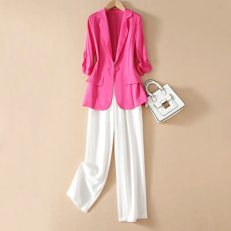 2 Two Pieces Set Women Fashion Business Pant Suits Uniform Formal Double Breasted Jacket and Long Pant Office Lady Suits D90
2 Two Pieces Set Women Fashion Business Pant Suits Uniform Formal Double Breasted Jacket and Long Pant Office Lady Suits D90