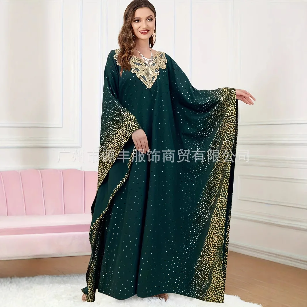 Ид вечернее платье женские мусульманские платья Абая Джалабия бронзовый рукав «летучая мышь» Рамадан Vestidos арабский длинный халат Марокко Дубай кафтан
Ид вечернее платье женские мусульманские платья Абая Джалабия бронзовый рукав «летучая мышь» Рамадан Vestidos арабский длинный халат Марокко Дубай кафтан