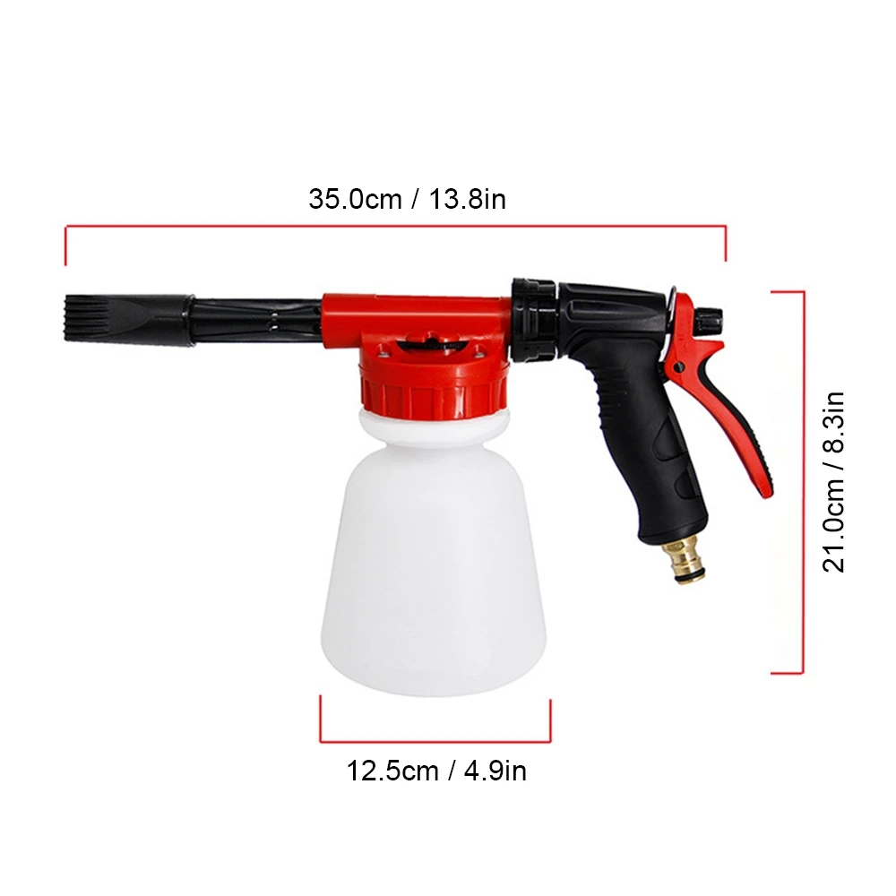 Car Wash Foam Gun Garden Hose Sprayer Foam Sprayer with Adjustable Ratio Dial Soap Foaming Sprayer Nozzle Kit with
Car Wash Foam Gun Garden Hose Sprayer Foam Sprayer with Adjustable Ratio Dial Soap Foaming Sprayer Nozzle Kit with