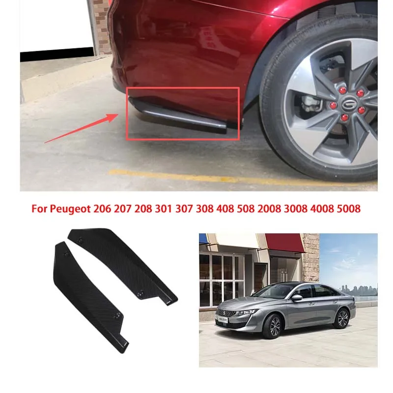 Pair For Peugeot Car Front Rear Bumper Lip Splitter Scratch Protector 44.5cm Winglets Side Skirt Extension
Pair For Peugeot Car Front Rear Bumper Lip Splitter Scratch Protector 44.5cm Winglets Side Skirt Extension