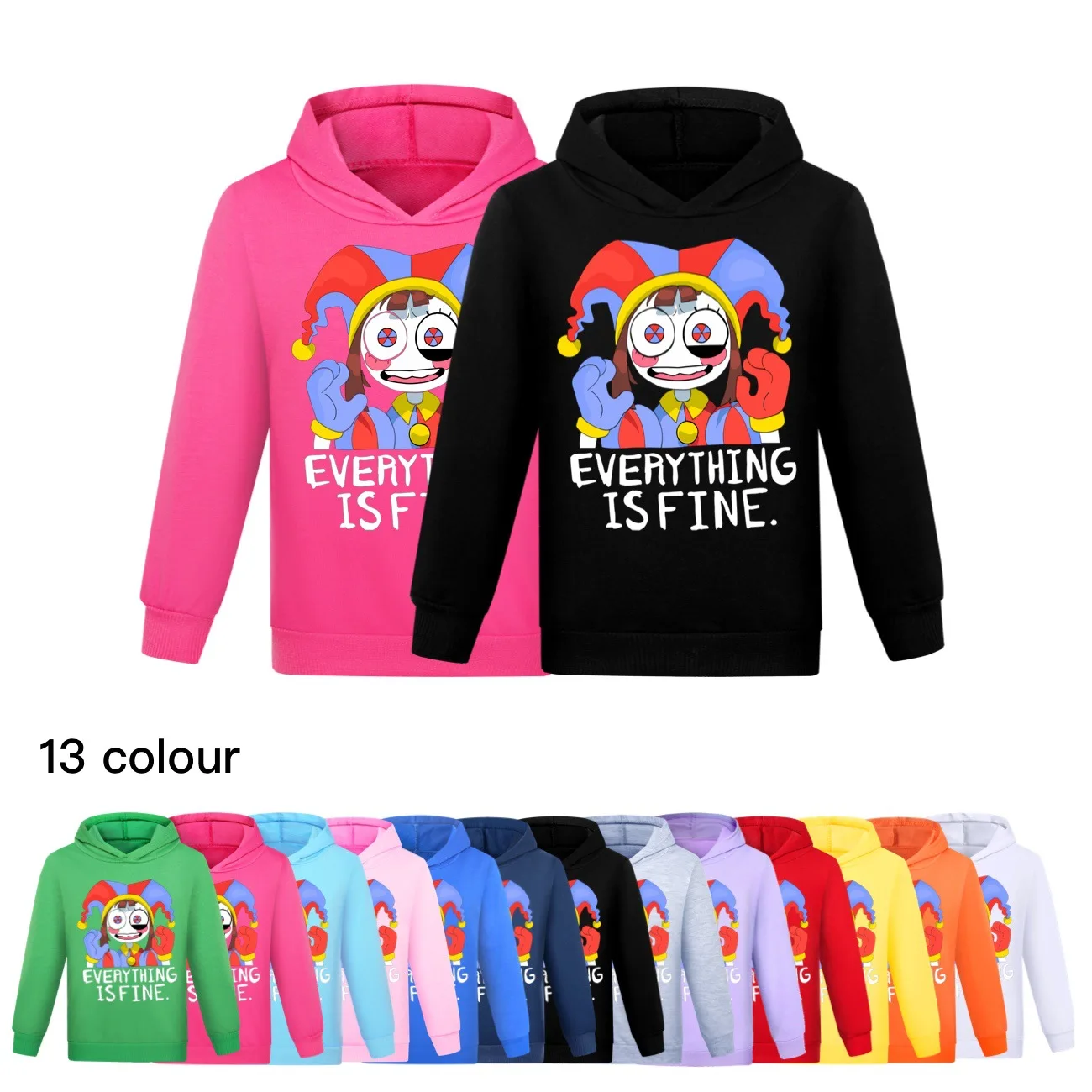 The Amazing Digital Circus Boys Clothes Hoodies Children's double-sided printed hoodie Kids Long Sleeve Coats Boys Cartoon 2910
The Amazing Digital Circus Boys Clothes Hoodies Children's double-sided printed hoodie Kids Long Sleeve Coats Boys Cartoon 2910