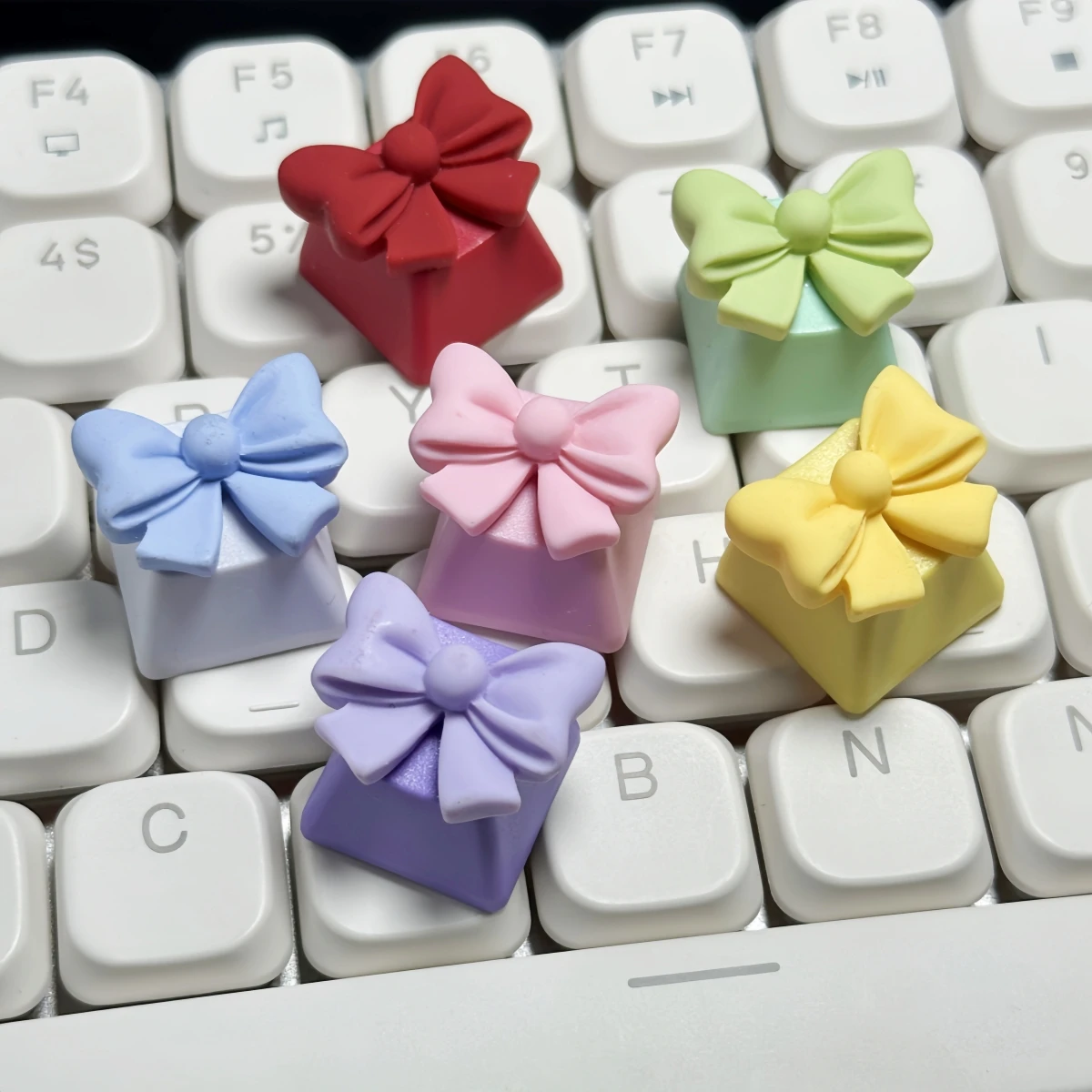 Customization Cute Bow Keycaps Mechanical Keyboard Keycaps Artisan Anime Kawaii Keycap PBT Axis Cherry MX Cute Pink DIY Key Caps
Customization Cute Bow Keycaps Mechanical Keyboard Keycaps Artisan Anime Kawaii Keycap PBT Axis Cherry MX Cute Pink DIY Key Caps