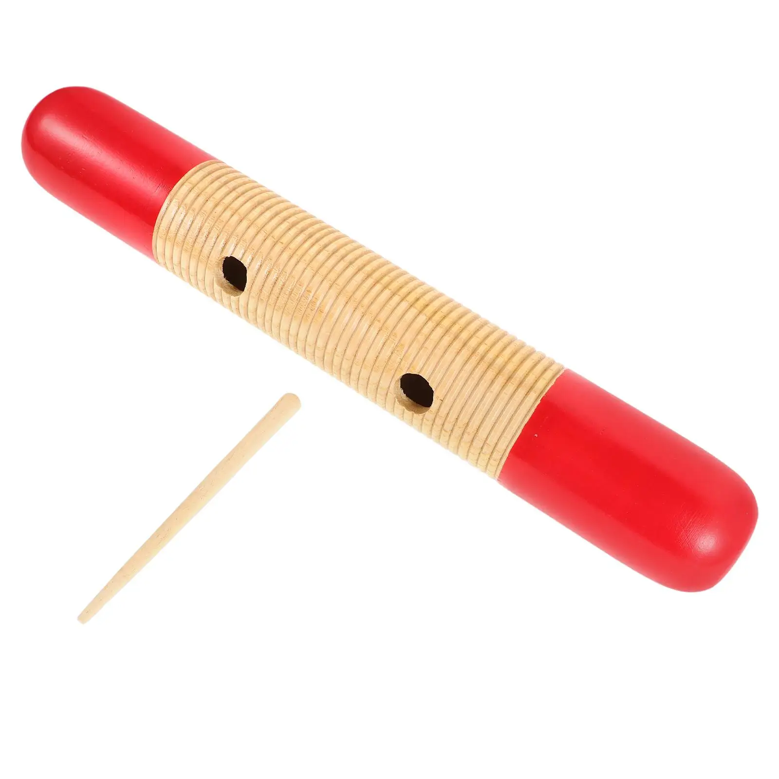 Tube Shaped Guiro Instrument for Kids Colorful Wooden Latin Percussion Instrument with Rhythm Sticks Educational Musical Instrum
Tube Shaped Guiro Instrument for Kids Colorful Wooden Latin Percussion Instrument with Rhythm Sticks Educational Musical Instrum