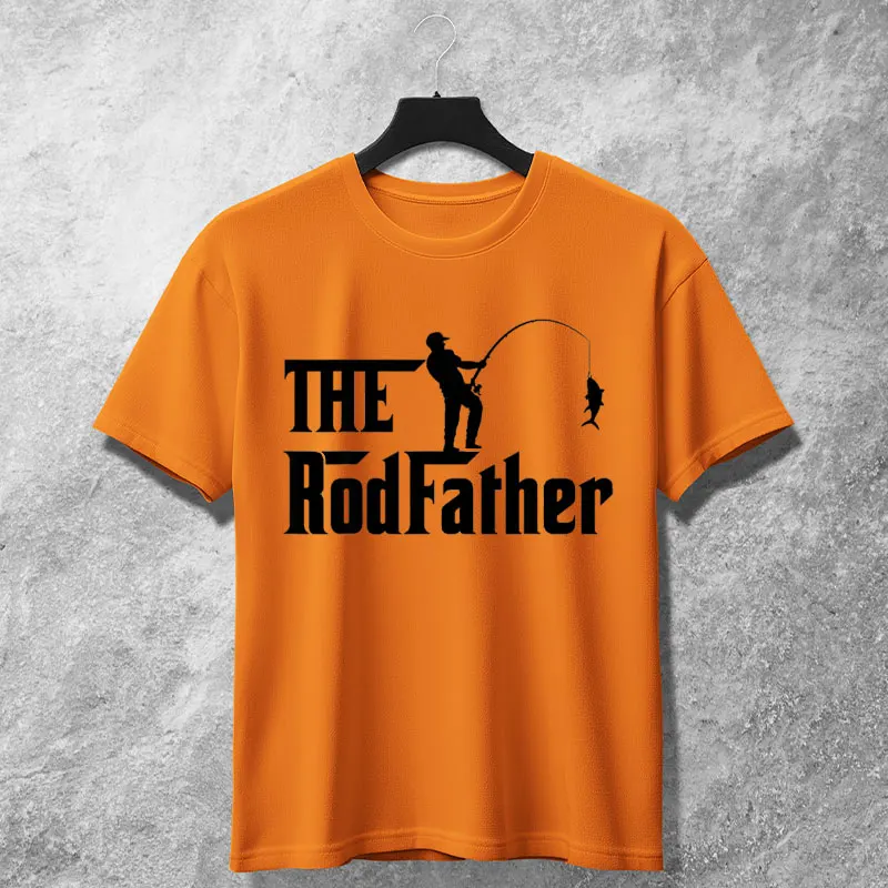 Забавная футболка с рисунком The Rod Father для рыбалки, оранжевая футболка из 100% хлопка с короткими рукавами, идеально подходящая для занятий спортом и повседневными играми
Забавная футболка с рисунком The Rod Father для рыбалки, оранжевая футболка из 100% хлопка с короткими рукавами, идеально подходящая для занятий спортом и повседневными играми