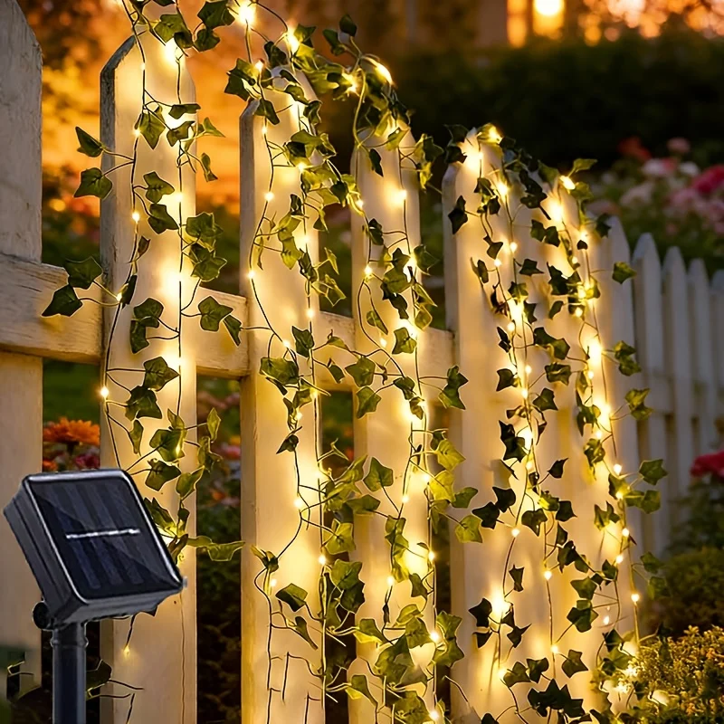 1pc Artificial Plants LED String Lights Outdoor Garden Solar Maple Leaves Garland Lights for Christmas Wedding Festival Decor
1pc Artificial Plants LED String Lights Outdoor Garden Solar Maple Leaves Garland Lights for Christmas Wedding Festival Decor
