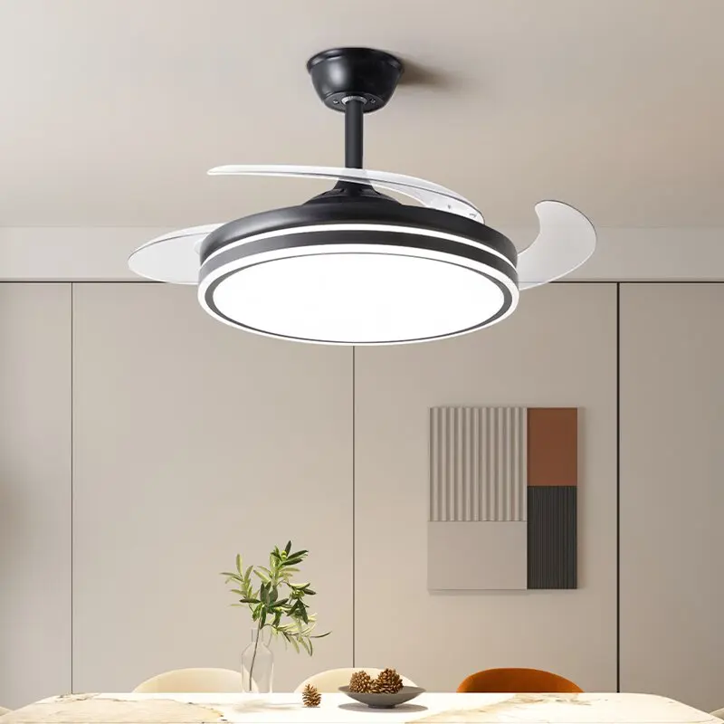 Retractable Ceiling Fans with Lights and Remote Control Modern Invisible Blades LED Ceiling Fan for Living Dining Room Bedroom
Retractable Ceiling Fans with Lights and Remote Control Modern Invisible Blades LED Ceiling Fan for Living Dining Room Bedroom