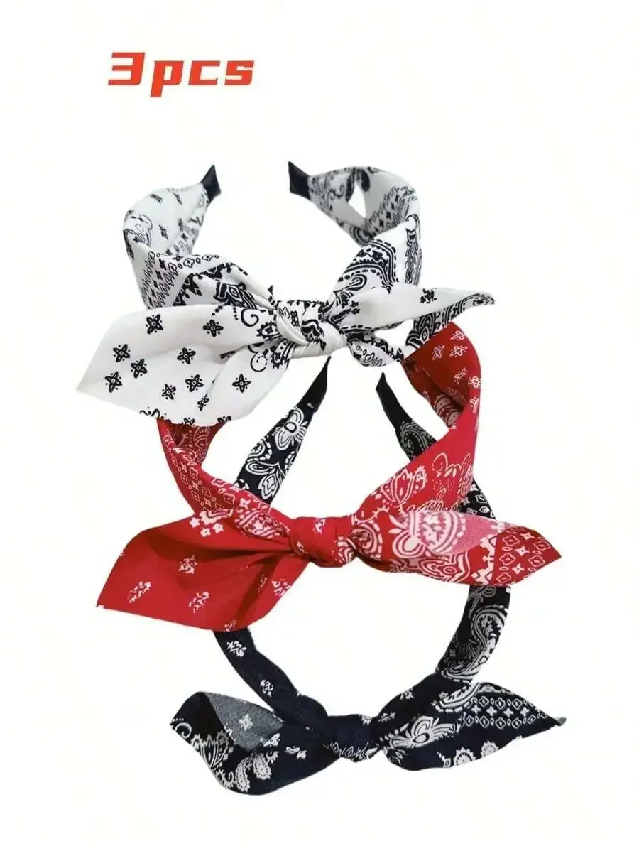 3pcs Polyester Bowknot Bohemian Style Headbands For Women Spring Summer Hair Accessories
3pcs Polyester Bowknot Bohemian Style Headbands For Women Spring Summer Hair Accessories
