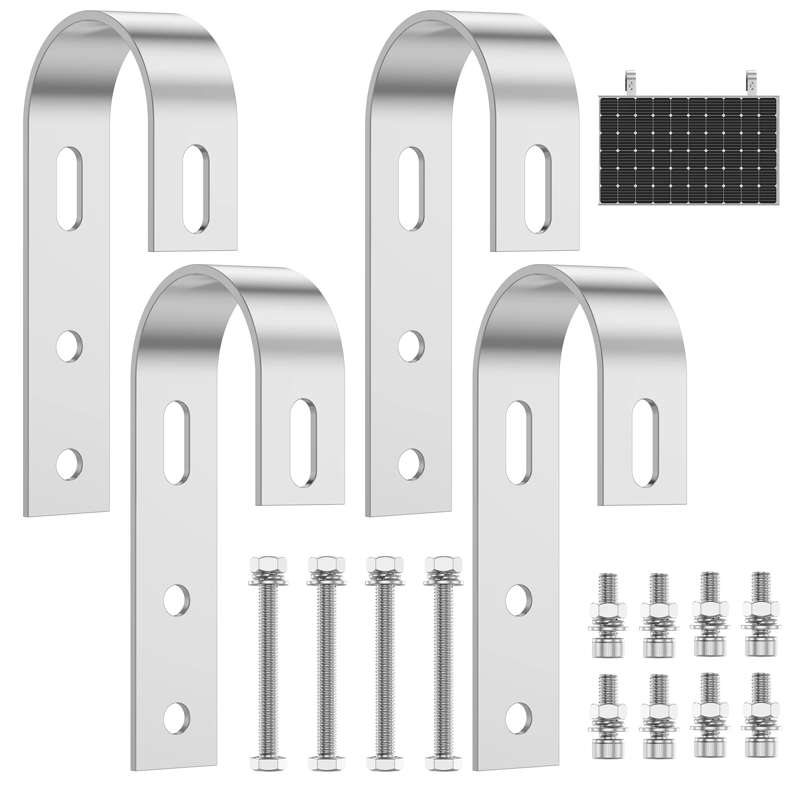 Balcony Power Station Bracket 304 Stainless Steel Solar Panel Mounting Hooks Set Drill Free PV Module Railing Clamp For Garage R
Balcony Power Station Bracket 304 Stainless Steel Solar Panel Mounting Hooks Set Drill Free PV Module Railing Clamp For Garage R