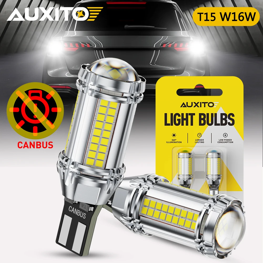 2Pcs AUXITO T15 W16W LED Canbus Back Lamps Reversing Lights Projector Super Bright White 6500K Reverse Bulb Lens Spotlight 12V
2Pcs AUXITO T15 W16W LED Canbus Back Lamps Reversing Lights Projector Super Bright White 6500K Reverse Bulb Lens Spotlight 12V
