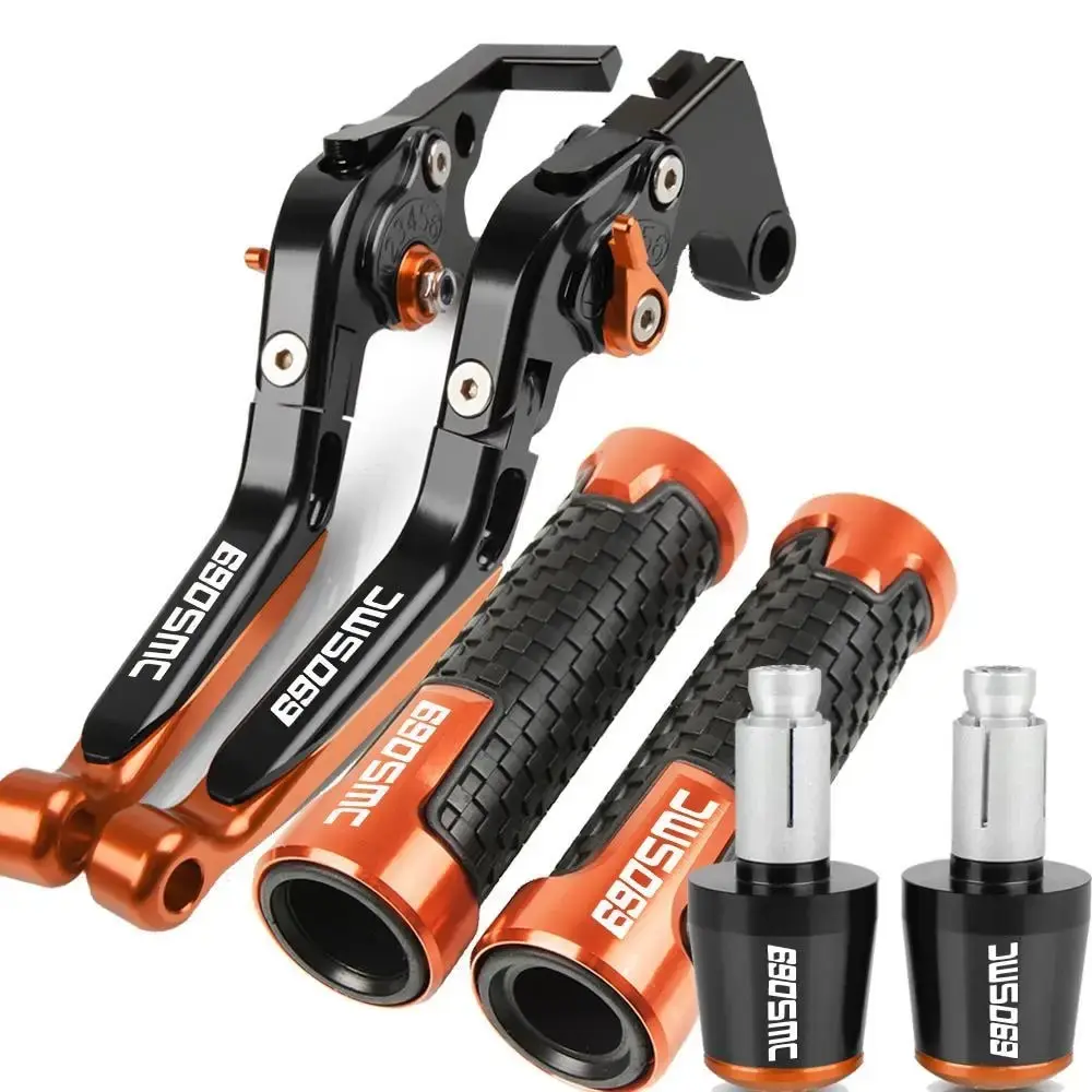 Motorcycle CNC Accessories For 690SMC 690 SMC 2014 2015 2016 2017 Adjustable Brake Clutch Lever Handlebar Handle Grips Ends
Motorcycle CNC Accessories For 690SMC 690 SMC 2014 2015 2016 2017 Adjustable Brake Clutch Lever Handlebar Handle Grips Ends
