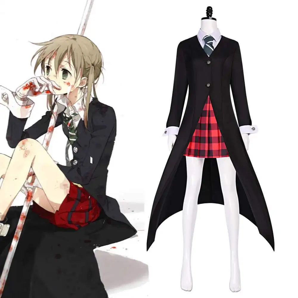 Anime Soul Eater Maka Albarn Cosplay Costume Women Girl Skirt Jackets Tie Uniform Suit Halloween Carnival Party Role Play Outfit
Anime Soul Eater Maka Albarn Cosplay Costume Women Girl Skirt Jackets Tie Uniform Suit Halloween Carnival Party Role Play Outfit