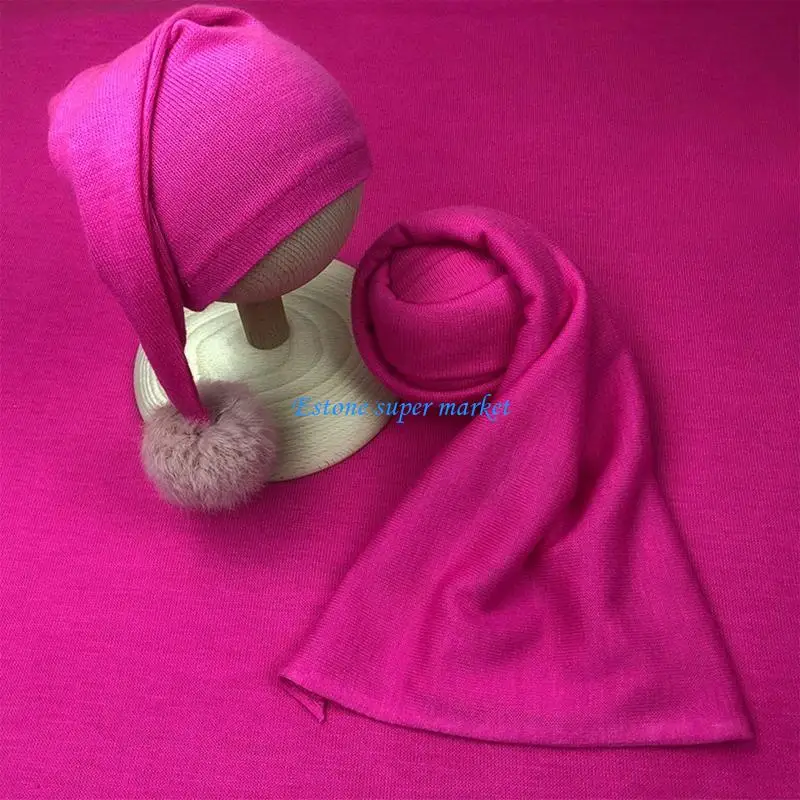 090B 2 Pcs Baby Receiving Blanket Beanie Cap Set Infants Sleeping Turban Hat Newborn Photography Props
090B 2 Pcs Baby Receiving Blanket Beanie Cap Set Infants Sleeping Turban Hat Newborn Photography Props