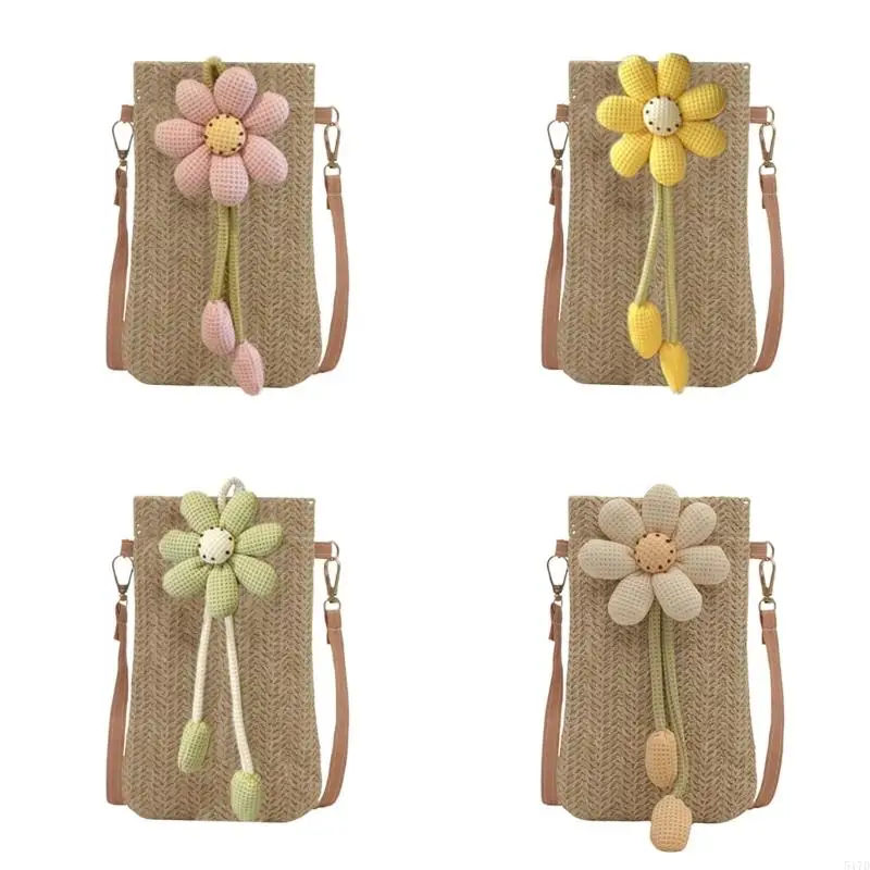 Women Beach Bag Straw Shoulder Bag Straw Phone Case Handwoven Handbag and Purse Female Crossbody Bag for Travel Daily
Women Beach Bag Straw Shoulder Bag Straw Phone Case Handwoven Handbag and Purse Female Crossbody Bag for Travel Daily