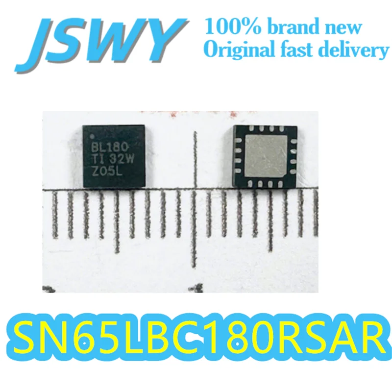 (5/50 pieces) SN65LBC180RSAR silk-print BL180 original transceiver chip QFN-16 package 10Mbps rate ±15kV electronics Shipping
(5/50 pieces) SN65LBC180RSAR silk-print BL180 original transceiver chip QFN-16 package 10Mbps rate ±15kV electronics Shipping