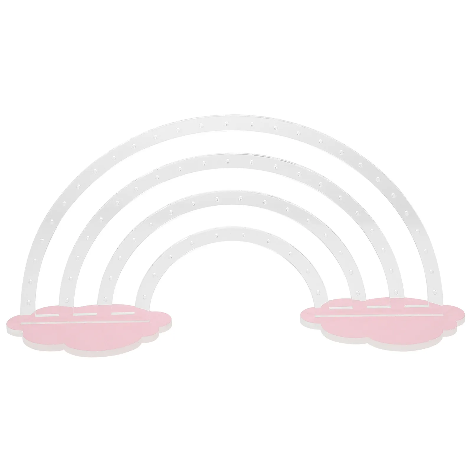 Clear Acrylic Earring Display Rack Rainbow Shape Jewelry Holder Organizer Stand Pendant Necklace Earrings Desktop Ornament
Clear Acrylic Earring Display Rack Rainbow Shape Jewelry Holder Organizer Stand Pendant Necklace Earrings Desktop Ornament