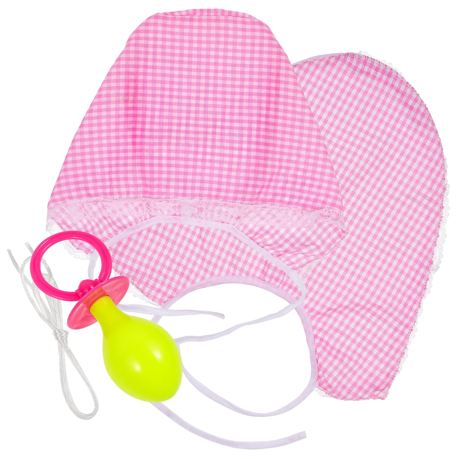 3 pcs Baby Pacifier Bib Hat Set Kids Accessories Funny Props Infant Adult Costume Cosplay Baby Clothing Three Piece Set Reusable
3 pcs Baby Pacifier Bib Hat Set Kids Accessories Funny Props Infant Adult Costume Cosplay Baby Clothing Three Piece Set Reusable