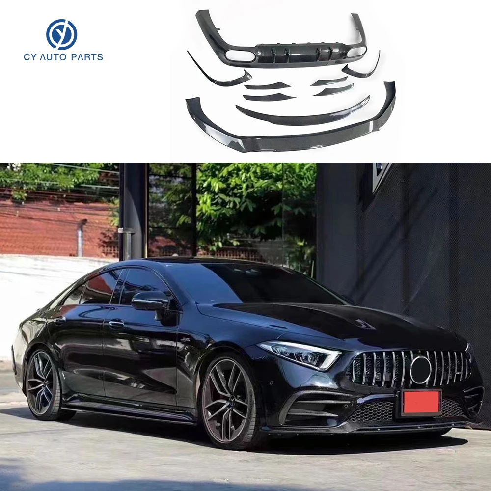 High Quality Carbon Fiber Front Rear Bumper Lip Air Knife Trim Kit Rear Trunk Spoiler For Mercedes Benz CLS Class W257
High Quality Carbon Fiber Front Rear Bumper Lip Air Knife Trim Kit Rear Trunk Spoiler For Mercedes Benz CLS Class W257