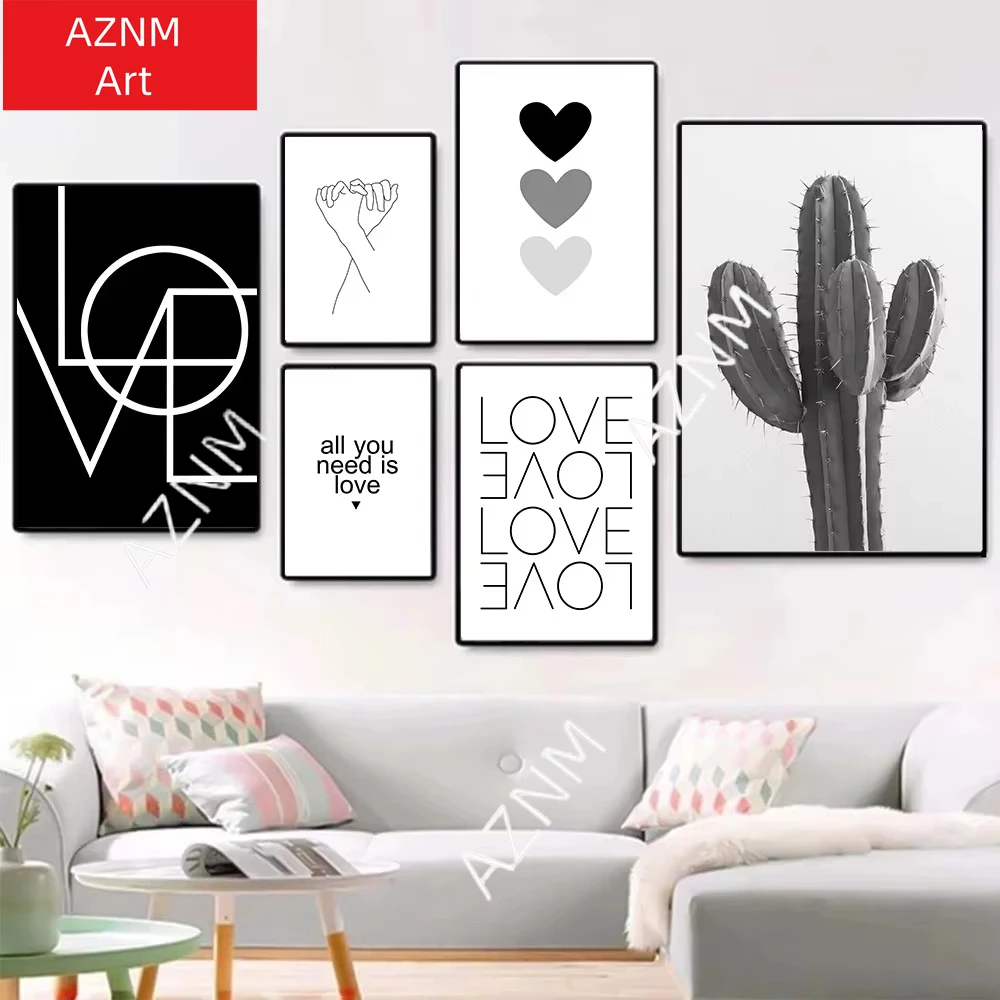 1 шт., черный и белый кактус, сердечки любви, холст, картина, рука об руку, постер, минималистичный декор с цитатами, современный настенный художественный принт, декор
1 шт., черный и белый кактус, сердечки любви, холст, картина, рука об руку, постер, минималистичный декор с цитатами, современный настенный художественный принт, декор