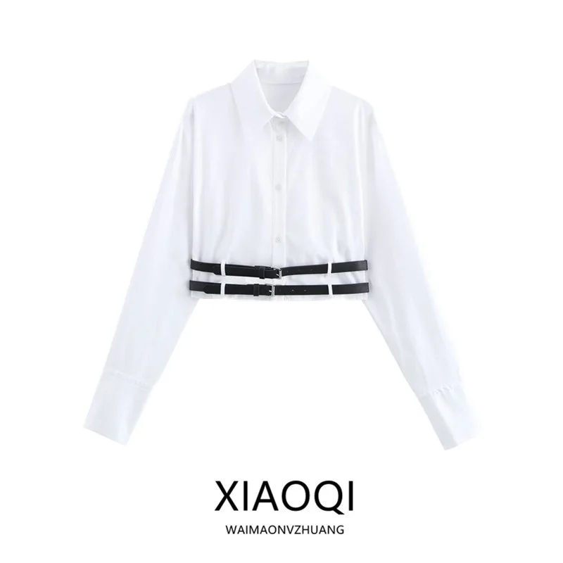 Autumn 2024 Women's Faion Design Sensation irt Double Belt Versatile Silk Long Sve Slim Fit Ultra ort Sle New Arrival
Autumn 2024 Women's Faion Design Sensation irt Double Belt Versatile Silk Long Sve Slim Fit Ultra ort Sle New Arrival