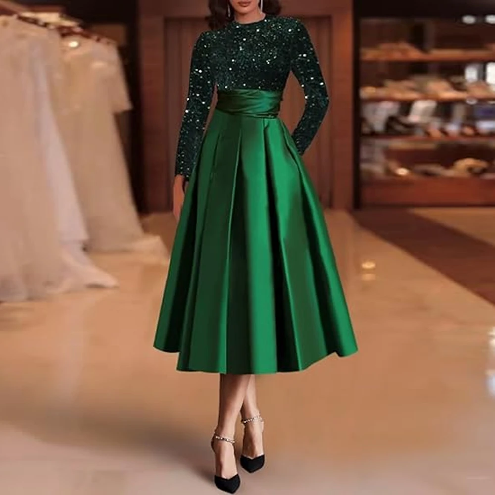 Customized Scoop Neck Mother of The Bride Dresses A Line Formal Evening Gown Sequined Wedding Guest Dress Tea Length Full Length
Customized Scoop Neck Mother of The Bride Dresses A Line Formal Evening Gown Sequined Wedding Guest Dress Tea Length Full Length
