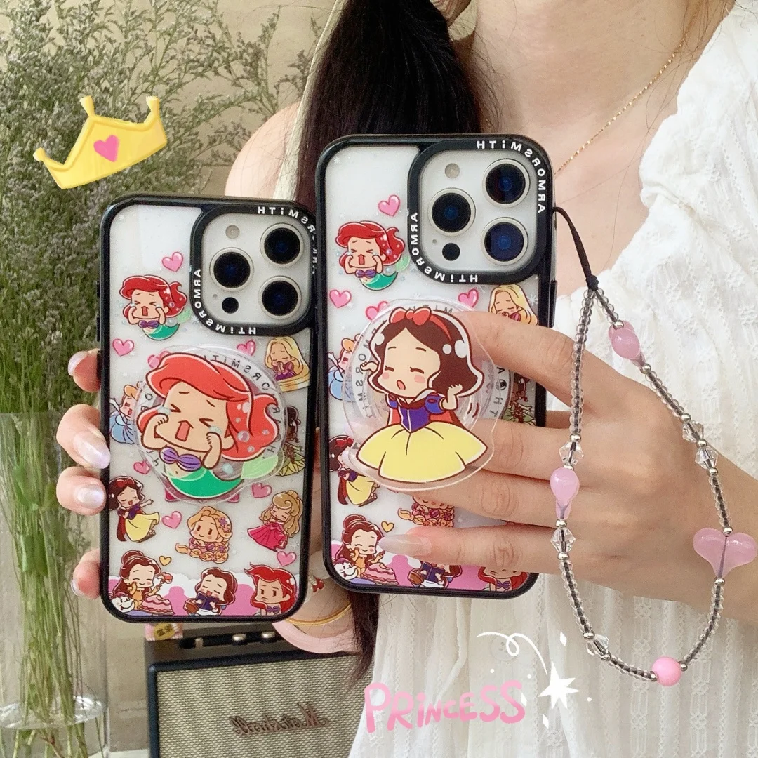 3D Cute Magnetic Stand Grip Tok Cartoon Fairy tale princess Magsafe Phone Case For iPhone 16E 15 14 13 12 11 Pro Max Covers
3D Cute Magnetic Stand Grip Tok Cartoon Fairy tale princess Magsafe Phone Case For iPhone 16E 15 14 13 12 11 Pro Max Covers 