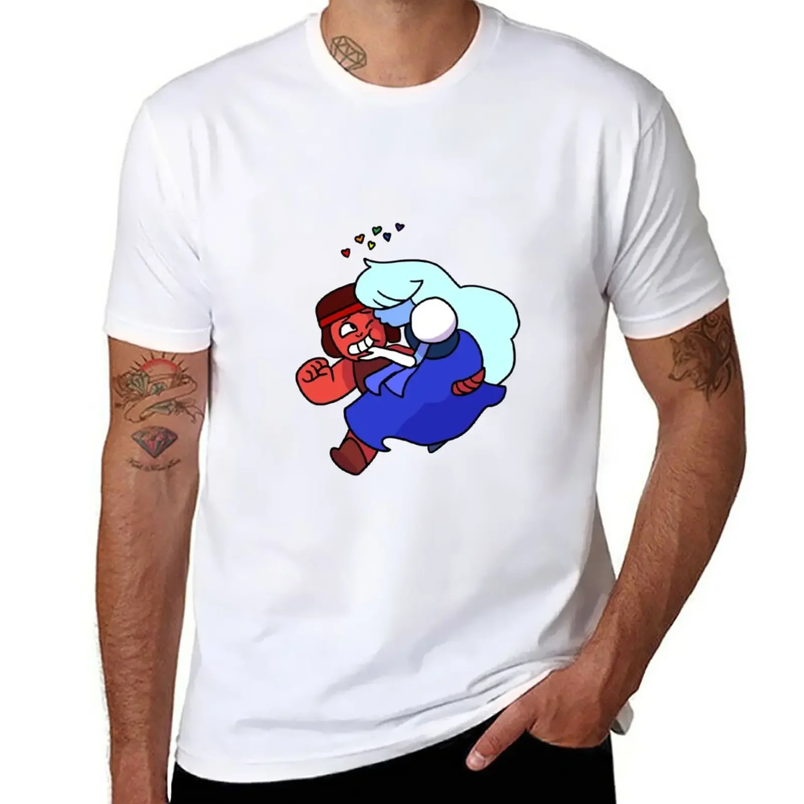 New Ruby and Sapphire Pride T-Shirt kawaii clothes anime clothes mens t shirts
New Ruby and Sapphire Pride T-Shirt kawaii clothes anime clothes mens t shirts