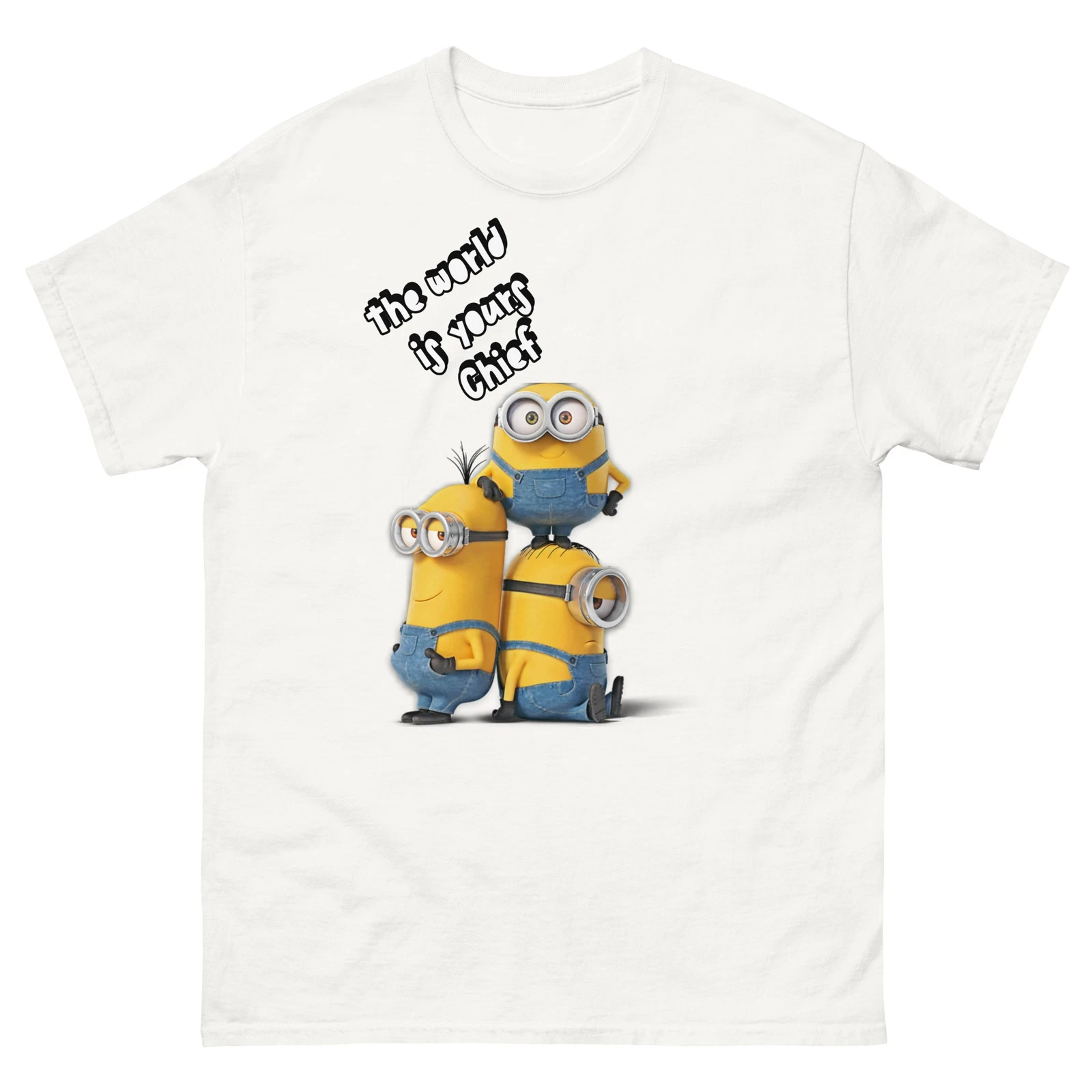 Minions Pattern T-shirt Parent-child Clothing Couple Clothing Casual Fashion Cotton Short Sleeve Travel and Vacation Wear
Minions Pattern T-shirt Parent-child Clothing Couple Clothing Casual Fashion Cotton Short Sleeve Travel and Vacation Wear