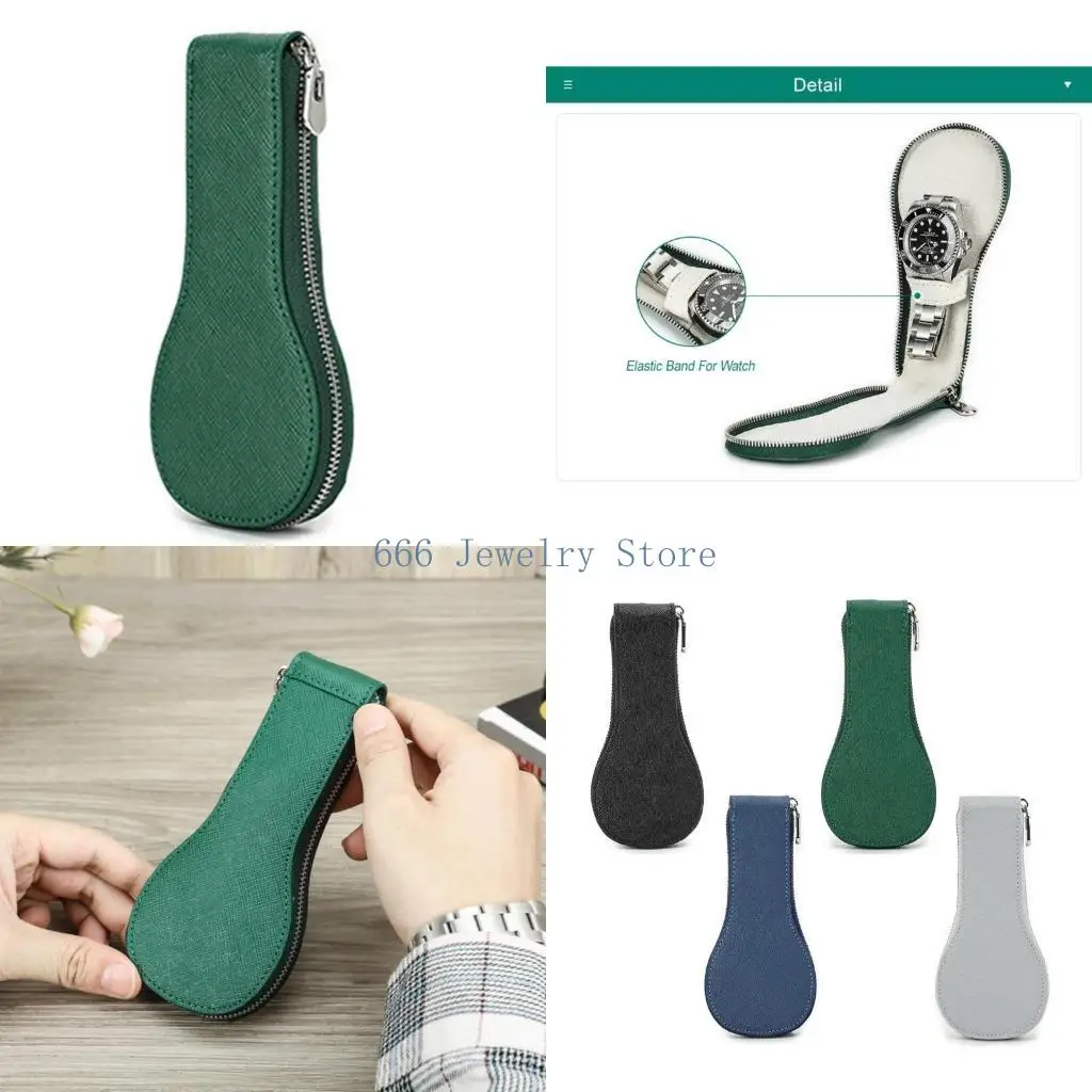 F2TD Durable Leather Watch Roll Case Flexible Cushion Slot Mounting Boxes Ornament
F2TD Durable Leather Watch Roll Case Flexible Cushion Slot Mounting Boxes Ornament