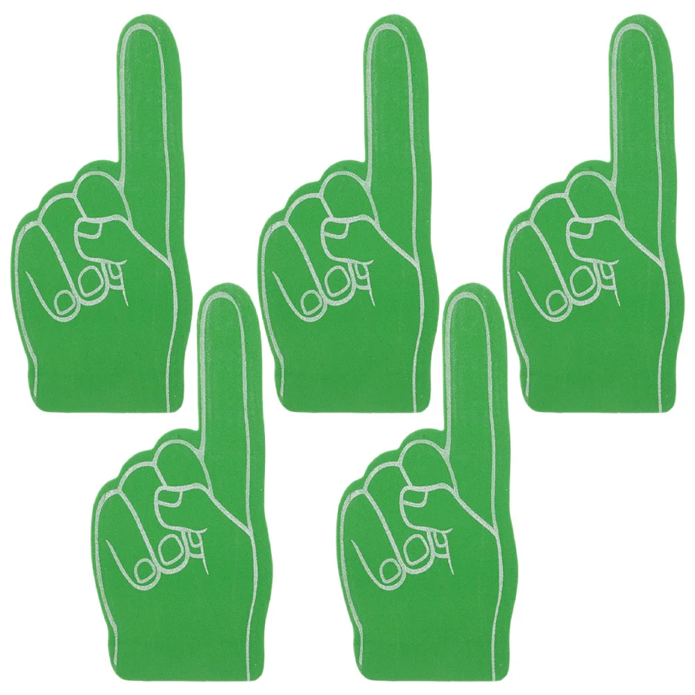 5 Pcs Cheering Clapper Foam Fingers Toy Cheerleader Props for Girls Cheerleading Gifts Toys Giant Supplies Stuff
5 Pcs Cheering Clapper Foam Fingers Toy Cheerleader Props for Girls Cheerleading Gifts Toys Giant Supplies Stuff
