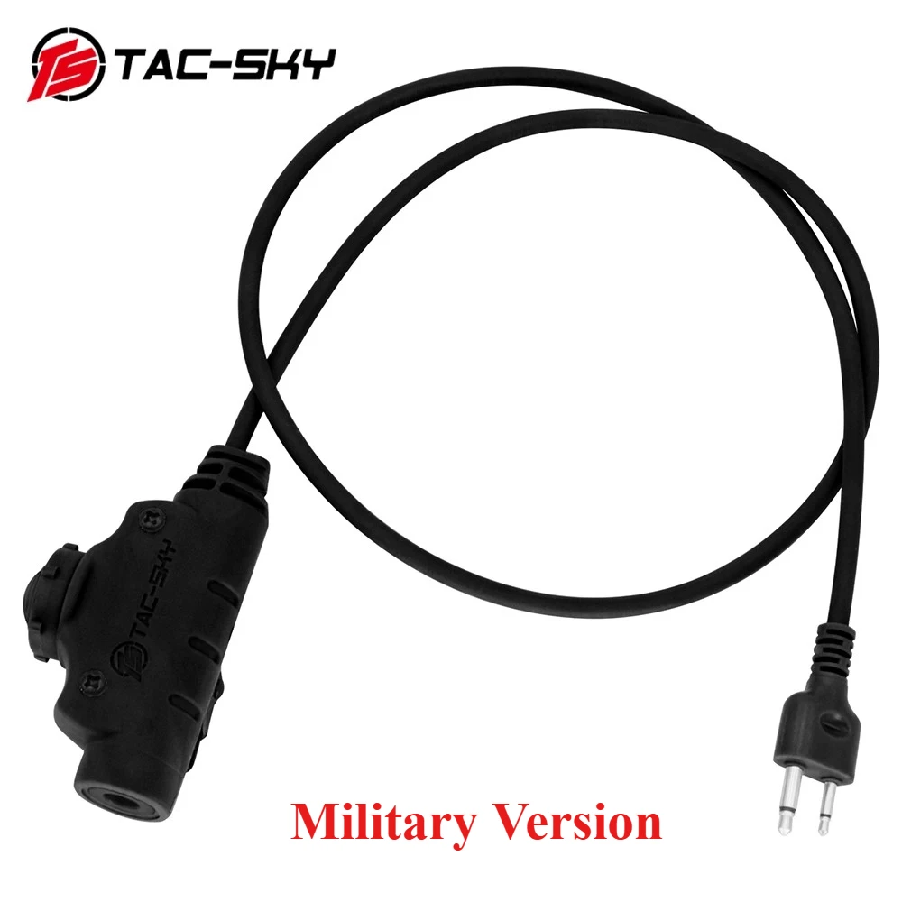 TS TAC-SKY Military U94 V2 PTT Adapter Icom Ptt For Icom Intercom For Tactical Airsoft Shooting Headset Comta Sordin
TS TAC-SKY Military U94 V2 PTT Adapter Icom Ptt For Icom Intercom For Tactical Airsoft Shooting Headset Comta Sordin