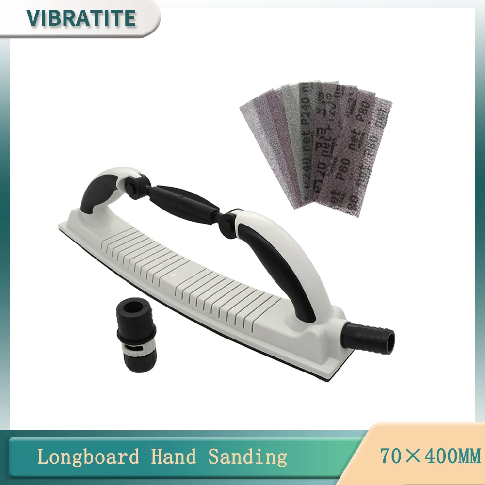 70×400MM Upgraded Longboard Hand Sanding File Block Adjustable Radius Flex with Hook & Loop Mesh Sandpaper 70×198MM for Polish
70×400MM Upgraded Longboard Hand Sanding File Block Adjustable Radius Flex with Hook & Loop Mesh Sandpaper 70×198MM for Polish