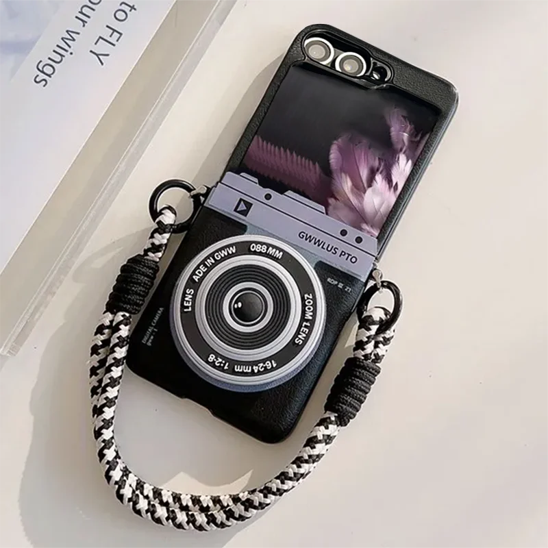 For Samsung z flip 6 case Luxury magnetic camera stand phone cases for samsung galaxy zflip 6 cute case leather cover
For Samsung z flip 6 case Luxury magnetic camera stand phone cases for samsung galaxy zflip 6 cute case leather cover