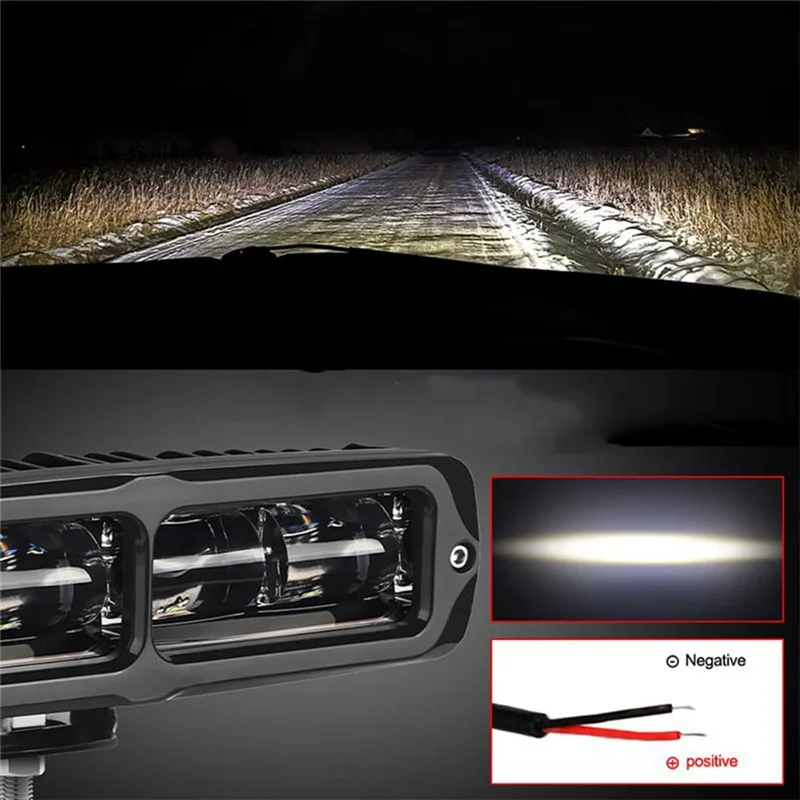 AEF2-LED Work Light Bar Off-Road Driving Light 12V 24V Car Truck Boat ATV UTV UAZ Driving Fog Light, 6 Inch 6D Lens Fog Light
AEF2-LED Work Light Bar Off-Road Driving Light 12V 24V Car Truck Boat ATV UTV UAZ Driving Fog Light, 6 Inch 6D Lens Fog Light