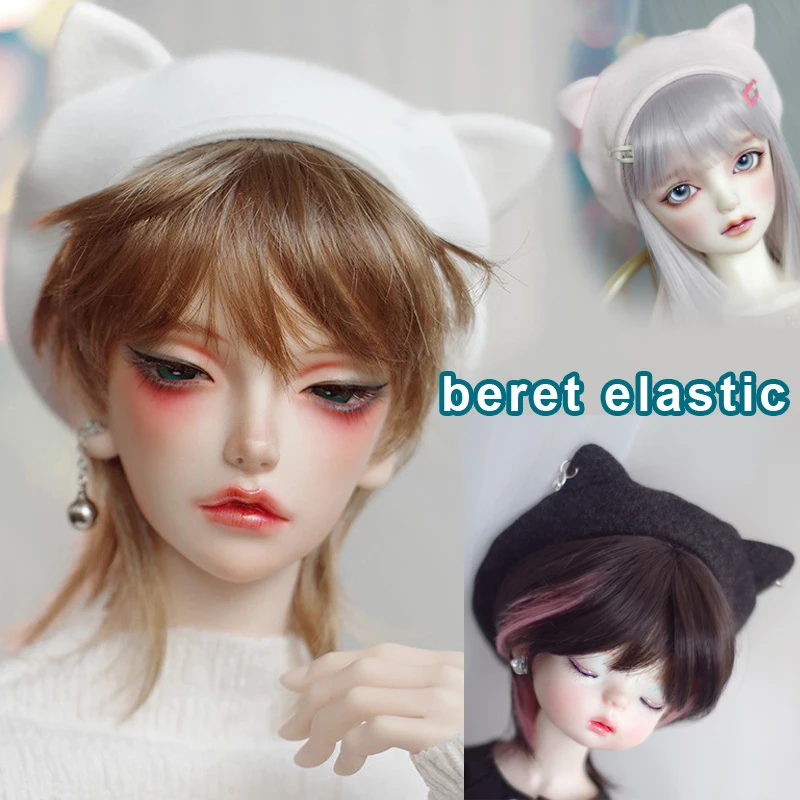 D03-P704 children toy BJD DD SD MSD 1/6 accessories pink white black Cat ear beret elastic 1pcs
D03-P704 children toy BJD DD SD MSD 1/6 accessories pink white black Cat ear beret elastic 1pcs