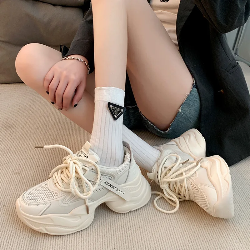 New Women Chunky Mesh Sneakers Platform Female Trainers Wedges Casual Shoes Designers Autumn Lace Up Breathable Dad Shoes Woman
New Women Chunky Mesh Sneakers Platform Female Trainers Wedges Casual Shoes Designers Autumn Lace Up Breathable Dad Shoes Woman