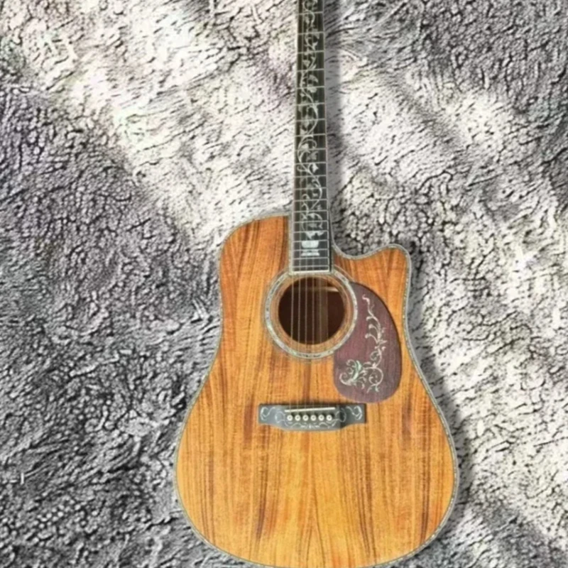 D45 Series Brown Acoustic Guitar Free Shipping Acacia Body Rich Mellow Bass Dynamic Sound Sufficient Ebony Neck Solid Top
D45 Series Brown Acoustic Guitar Free Shipping Acacia Body Rich Mellow Bass Dynamic Sound Sufficient Ebony Neck Solid Top