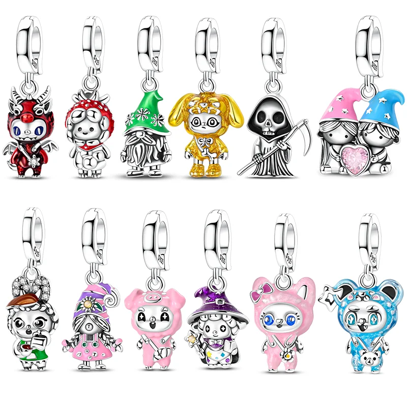 Новые подвески из стерлингового серебра 925 пробы: гриб, овца, Мрачный жнец. Бусины для украшений, подходят для оригинальных браслетов 925 пробы. Подарок для женщин, для самостоятельного изготовления украшений.
Новые подвески из стерлингового серебра 925 пробы: гриб, овца, Мрачный жнец. Бусины для украшений, подходят для оригинальных браслетов 925 пробы. Подарок для женщин, для самостоятельного изготовления украшений.