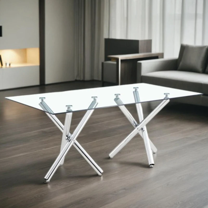 Console Restaurant Dining Table Sedentary Coffee Glass Table Dining Garden Elegant Transparent Mesas De Comedor Home Furniture
Console Restaurant Dining Table Sedentary Coffee Glass Table Dining Garden Elegant Transparent Mesas De Comedor Home Furniture