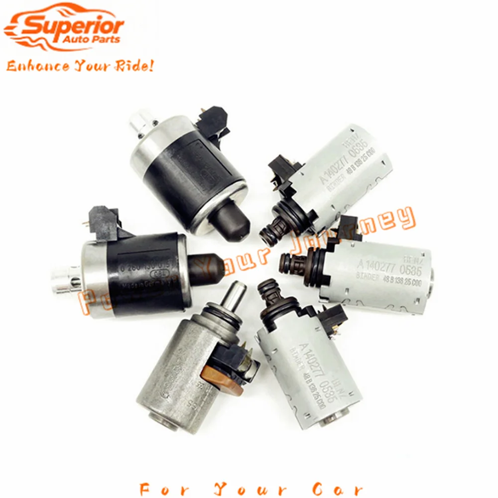 722.6 5-скоростной комплект электромагнитных клапанов автоматической коробки передач A1402770398 для Mercedes Benz CES ML CL 1994-05
722.6 5-скоростной комплект электромагнитных клапанов автоматической коробки передач A1402770398 для Mercedes Benz CES ML CL 1994-05