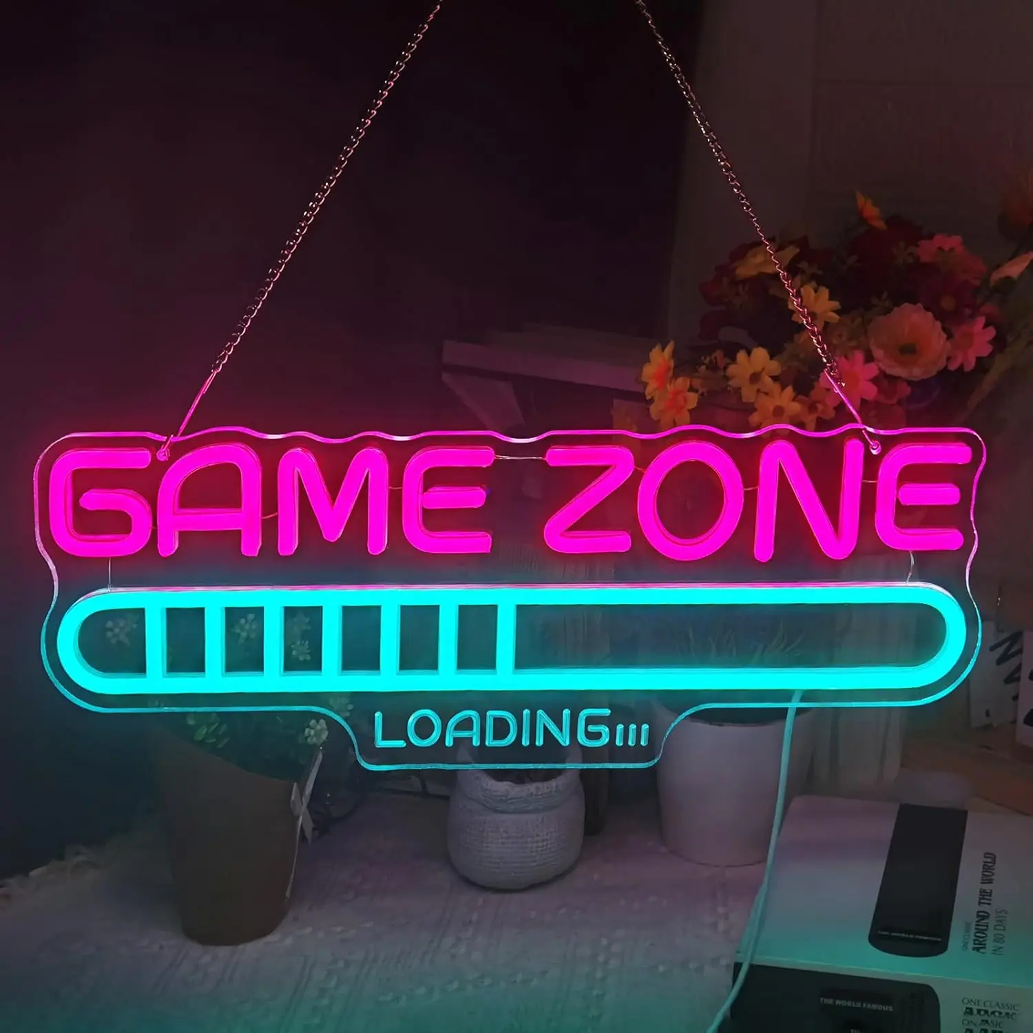Game Zone Loading Neon Sign LED Neon Light Sign Dimmable USB Game Room Neon Lights for Game Party Decor Bedroom Man Cave Gift
Game Zone Loading Neon Sign LED Neon Light Sign Dimmable USB Game Room Neon Lights for Game Party Decor Bedroom Man Cave Gift