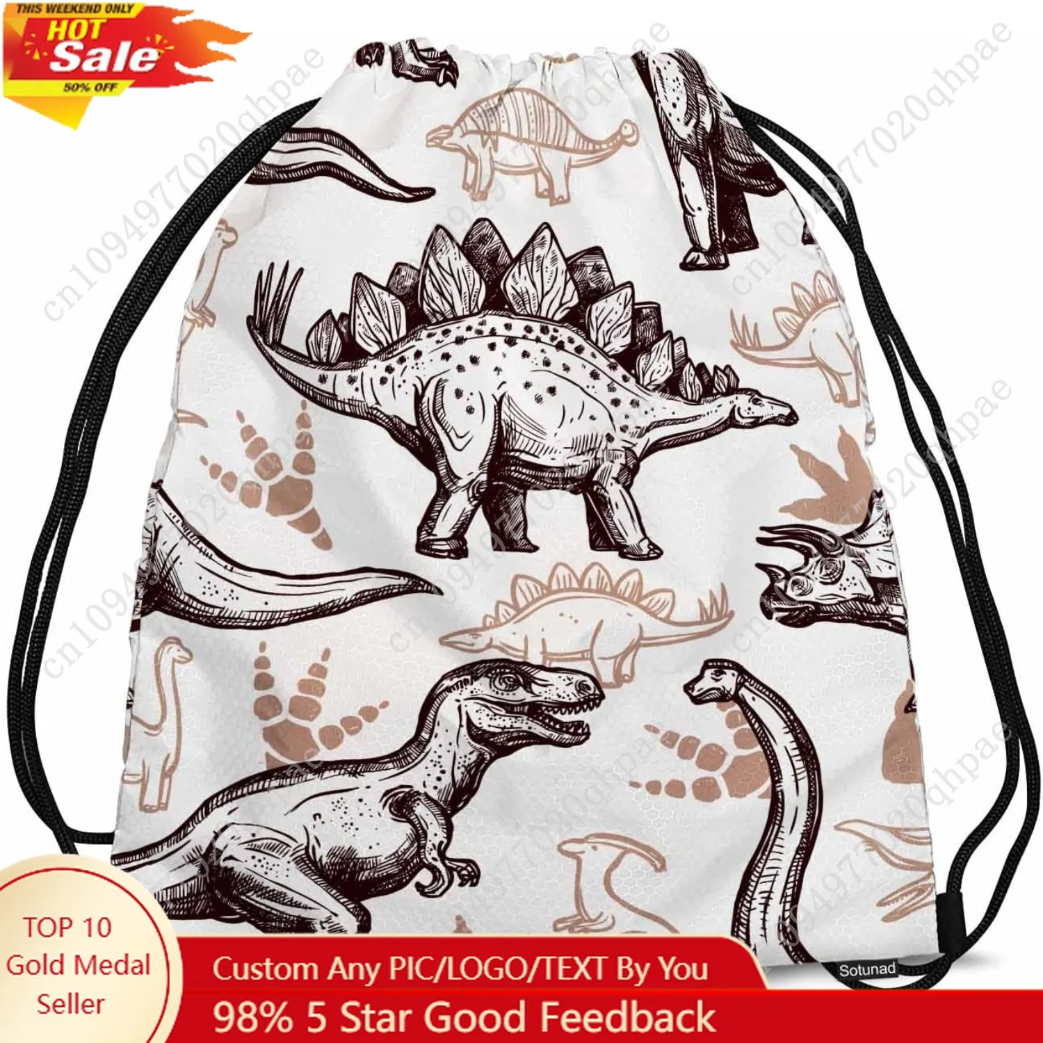 Dinosaurs Seamless Pattern Drawstring Backpack Adjustable Shoulder Strap Drawstring Bag Sutiable for Sports Beach Short Travel S
Dinosaurs Seamless Pattern Drawstring Backpack Adjustable Shoulder Strap Drawstring Bag Sutiable for Sports Beach Short Travel S