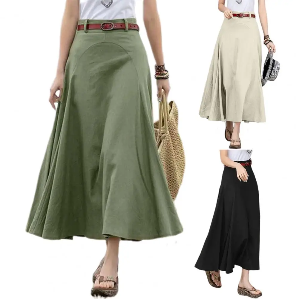 1Pc Breathable Women Maxi Skirt High Waist Irregular Large Hem Long Skirt Solid Color A-Line Soft Loose Fit Skirt Streetwear
1Pc Breathable Women Maxi Skirt High Waist Irregular Large Hem Long Skirt Solid Color A-Line Soft Loose Fit Skirt Streetwear