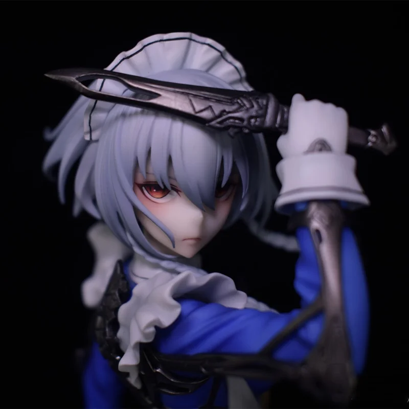 Коллекционная фигурка Touhou Project: Изаёй Сакуя — горничная, умеющая бросать ножи, с короткими волосами. Аниме-модель, украшение для рабочего стола, подарок.
Коллекционная фигурка Touhou Project: Изаёй Сакуя — горничная, умеющая бросать ножи, с короткими волосами. Аниме-модель, украшение для рабочего стола, подарок.