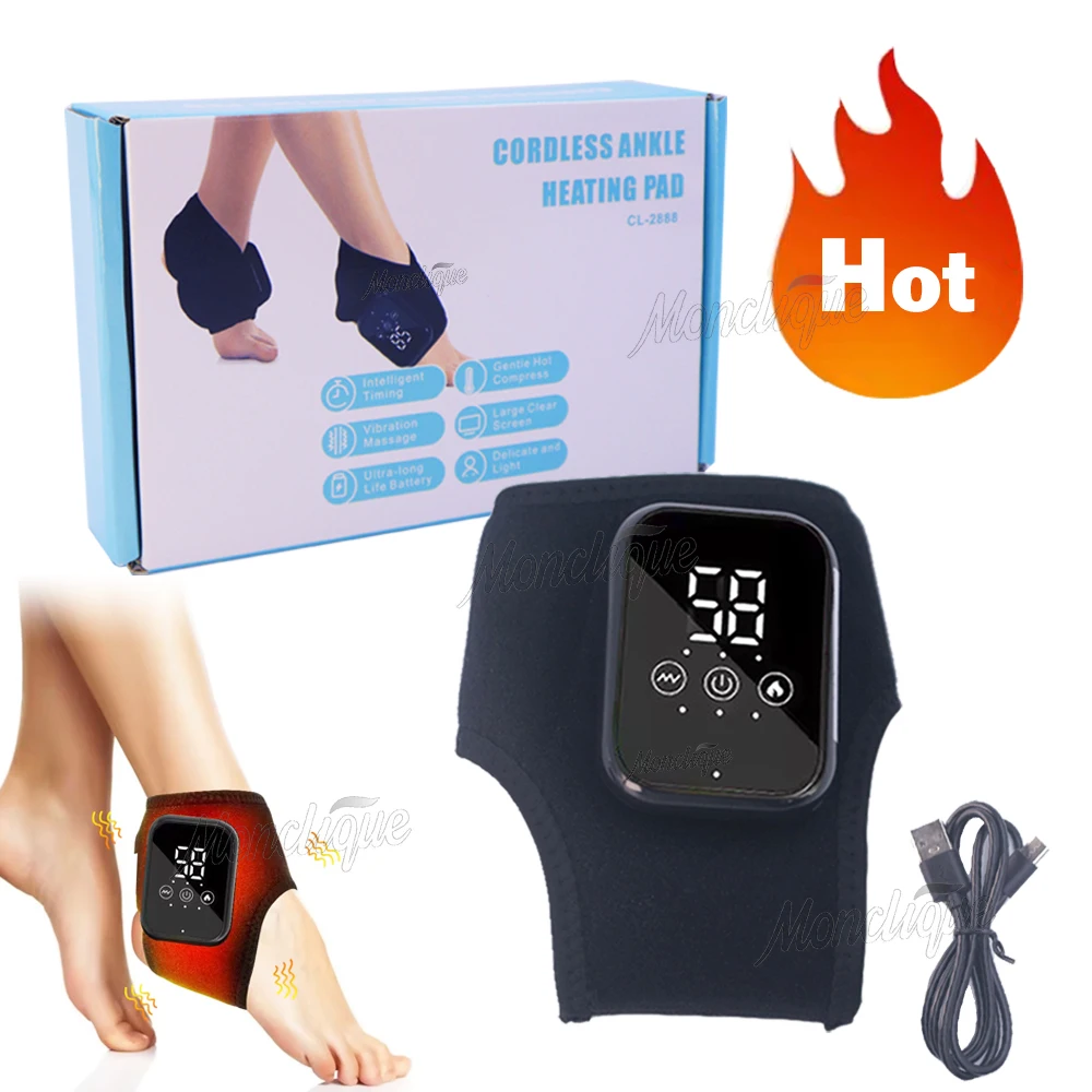 Electric Ankle Brace Adjustable Heat Compress Massage Wrist and Ankle Rechargeable Ankle Protector Winter Keep Warm Wrap Belts
Electric Ankle Brace Adjustable Heat Compress Massage Wrist and Ankle Rechargeable Ankle Protector Winter Keep Warm Wrap Belts